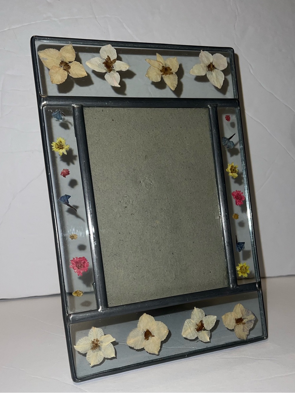 Vintage Retro Pressed Flower Picture Frame